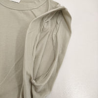 ATON 新品 FRESCA SINGLE JERSEY タンクトップ 定価13200円 ノースリーブ カットソー 25SS ベージュ レディース エイトン【中古】5-0908S♪