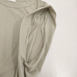 ATON 新品 FRESCA SINGLE JERSEY タンクトップ 定価13200円 ノースリーブ カットソー 25SS ベージュ レディース エイトン【中古】5-0908S♪