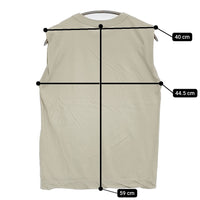 ATON 新品 FRESCA SINGLE JERSEY タンクトップ 定価13200円 ノースリーブ カットソー 25SS ベージュ レディース エイトン【中古】5-0908S♪