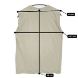 ATON 新品 FRESCA SINGLE JERSEY タンクトップ 定価13200円 ノースリーブ カットソー 25SS ベージュ レディース エイトン【中古】5-0908S♪