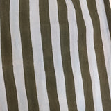 SZ Blockprints 新品 シックストライプ サマードローストリングパンツ 定価28600円 ワイドイージーパンツ パンツ ライトブルー グリーン レディース エスゼットブロックプリント【中古】6-0410S△