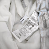JOURNAL STANDARD ドローイングプリントパンツ 38 定価15400円 25SS グレー ライトブルー レディース ジャーナルスタンダード【中古】5-0908M♪