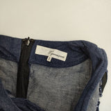 t.yamai paris コットンリネン デニム コンビネゾン サロペットパンツ TY62-07-FS25 オールインワン ツナギ ブルー レディース ティ ヤマイ パリ【中古】6-0307M∞