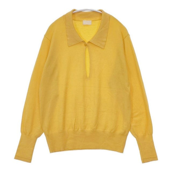 W/cashmere ダブリュカシミヤ プルオーバー カシミヤ セーター ニット イエロー レディース【中古】5-1102T∞