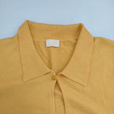 W/cashmere ダブリュカシミヤ プルオーバー カシミヤ セーター ニット イエロー レディース【中古】5-1102T∞