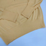 W/cashmere ダブリュカシミヤ プルオーバー カシミヤ セーター ニット イエロー レディース【中古】5-1102T∞