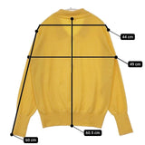 W/cashmere ダブリュカシミヤ プルオーバー カシミヤ セーター ニット イエロー レディース【中古】5-1102T∞