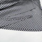 saqui vichy long skirt 38 20SS10 コットンシルク ギンガムチェック フレア ロングスカート ネイビー ホワイト レディース サキ【中古】5-0902M♪