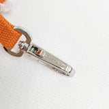 Herve Chapelier 1659Z ナイロンストラップ Lサイズ 定価22880円 ショルダーストラップ オレンジ レディース エルベ・シャプリエ【中古】5-0908G♪