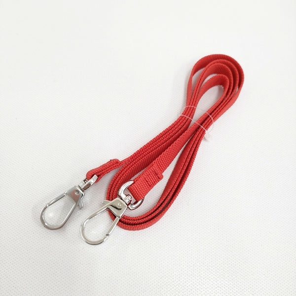 Herve Chapelier 1659Z ナイロンストラップ Lサイズ 定価22880円 ショルダーストラップ レッド レディース エルベ・シャプリエ【中古】5-0908G♪