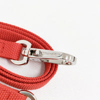 Herve Chapelier 1659Z ナイロンストラップ Lサイズ 定価22880円 ショルダーストラップ レッド レディース エルベ・シャプリエ【中古】5-0908G♪