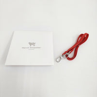 Herve Chapelier 1659Z ナイロンストラップ Lサイズ 定価22880円 ショルダーストラップ レッド レディース エルベ・シャプリエ【中古】5-0908G♪