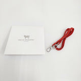 Herve Chapelier 1659Z ナイロンストラップ Lサイズ 定価22880円 ショルダーストラップ レッド レディース エルベ・シャプリエ【中古】5-0908G♪