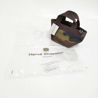 Herve Chapelier 新品 2700W カモフラージュ 舟型トートXS 定価51480円 トートバッグ カーキ レディース エルベ・シャプリエ【中古】5-0908G♪