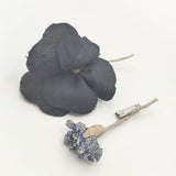 ARTS&SCIENCE お花 コサージュ 2個セット ブローチ ネイビー ブラック レディース アーツ&サイエンス【中古】5-1012G∞