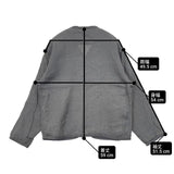 Danton WOMEN'S LINEN SHIRT CARDIGAN DT-A0309 LNB リネン カーディガン グレー レディース ダントン【中古】6-0307M∞