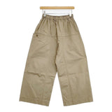 TRAVAIL MANUEL TM5003-2311 コンパクト チノ シャムパンツ 定価15400円 パンツ ベージュ レディース トラバイユマニュアル【中古】5-1218G∞