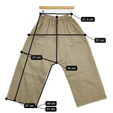 TRAVAIL MANUEL TM5003-2311 コンパクト チノ シャムパンツ 定価15400円 パンツ ベージュ レディース トラバイユマニュアル【中古】5-1218G∞