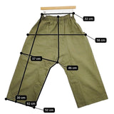 TRAVAIL MANUEL 5003-41 コンパクト チノ シャムパンツ 定価15400円 パンツ カーキ レディース トラバイユマニュアル【中古】5-1218G∞