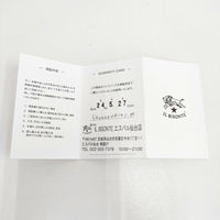 IL BISONTE 24SS 2つ折り レザー 革 二つ折り財布 ネイビー レディース イルビゾンテ【中古】5-1001G◎