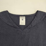 ORCIVAL リネン セーラーカラー プルオーバー OR-B0057 YLM ブラウス シャツ ネイビー レディース オーシバル/オーチバル【中古】6-0307M∞