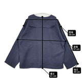 ORCIVAL リネン セーラーカラー プルオーバー OR-B0057 YLM ブラウス シャツ ネイビー レディース オーシバル/オーチバル【中古】6-0307M∞