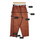 Danton JD-2540 KWL コットンリネン イージーパンツ 定価15950円 パンツ ブラウン系 レディース ダントン【中古】5-1218M∞