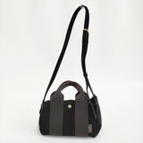VIOLAd'ORO GINO V-2075 マイクロファイバースエードトートバッグ Sサイズ 2way 定価17600円 ブラック レディース ヴィオラドーロ【中古】5-0908G♪