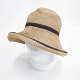 mature ha ボックスハット BOXED HAT 11cm brim 帽子 ハット ベージュ レディース マチュアーハ【中古】6-0212M◎