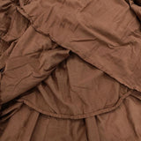 JOURNAL STANDARD relume インド製 コットンボイルクリンクルティアードスカート ロングスカート ワインレッド系 レディース ジャーナルスタンダードレリューム【中古】5-1218M∞