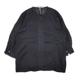JOURNAL STANDARD ピンタックレースミドルスリーブブラウス コットン ブラウス シャツ ブラック レディース ジャーナルスタンダード【中古】6-0307M∞