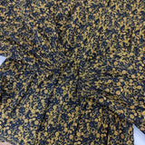 ROSE BUD 総柄 ドレス ワンピース ブラック ブラウン ピンク レディース ローズバッド【中古】5-1218M∞