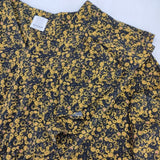 ROSE BUD 総柄 ドレス ワンピース ブラック ブラウン ピンク レディース ローズバッド【中古】5-1218M∞