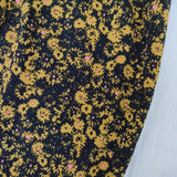 ROSE BUD 総柄 ドレス ワンピース ブラック ブラウン ピンク レディース ローズバッド【中古】5-1218M∞