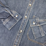 LUCA LADY LUCK LUCA デニム パールボタン ワンピース ブルー レディース ルカ【中古】5-1218M∞