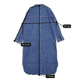 LUCA LADY LUCK LUCA デニム パールボタン ワンピース ブルー レディース ルカ【中古】5-1218M∞