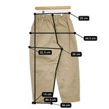 atelier naruse コットンチノバルーンパンツ na-T05009 チノパンツ ベージュ レディース アトリエナルセ【中古】5-1221G∞