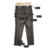 45R/45rpm ウールストレッチのイージーパンツ 定価27500円 パンツ ブラウン レディース フォーティーファイブアールピーエム【中古】5-1102T∞