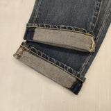 45R/45rpm おこめ比古比女 はたらきもの 定価59400円 加工 ジーンズ サイズ27 デニムパンツ ブルー レディース フォーティーファイブアールピーエム【中古】5-1218G∞