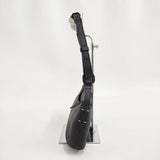 genten トスカ コンパクトショルダーバッグ 定価41800円 レザー 革 ショルダーバッグ ブラック レディース ゲンテン【中古】5-1006G∞