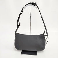 genten トスカ コンパクトショルダーバッグ 定価41800円 レザー 革 ショルダーバッグ ブラック レディース ゲンテン【中古】5-1006G∞