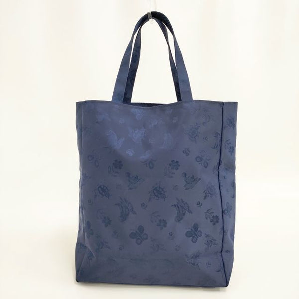 FEILER ハイジ ジャガード 柄 トートバッグ ネイビー レディース フェイラー【中古】5-1122G∞