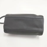 Longchamp プリアージュ エクストラ クロスボディバッグ XS レザー 革 ショルダーバッグ ブラック レディース ロンシャン【中古】6-0101G∞