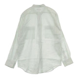 BEAUTY&YOUTH UNITED ARROWS LINIFICIOリネンサファリバンドカラーシャツ 定価13200円 長袖シャツ ライトグリーン レディース ビューティアンドユース【中古】6-0307M∞