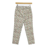 45R/45rpm クールストレッチ小花プリントスリムパンツ 定価19800円 パンツ オフホワイト レディース フォーティーファイブアールピーエム【中古】5-1218M∞