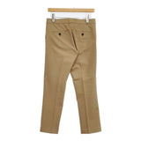 JOSEPH ストレッチ センタープレススラックス パンツ キャメル レディース ジョセフ【中古】5-1218G∞