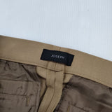 JOSEPH ストレッチ センタープレススラックス パンツ キャメル レディース ジョセフ【中古】5-1218G∞
