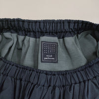 mina perhonen papurikko 定90200円 コットンシルク バルーン ギャザー ロングスカート 25SS ネイビー レディース ミナペルホネン【中古】5-0908M♪