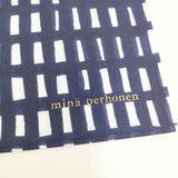 mina perhonen 新品 sora check コットン てぬぐい その他小物 ブルー ホワイト レディース ミナペルホネン【中古】5-1108G◎