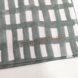 mina perhonen 新品 sora check コットン てぬぐい その他小物 グリーン ライトピンク レディース ミナペルホネン【中古】5-1108G◎